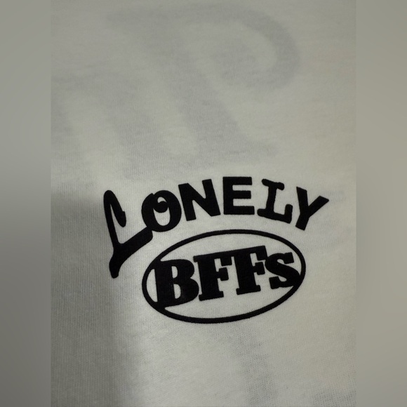 NWOT Lonely Ghost X BFFs colab invite me so I can say no tee - Picture 5 of 8